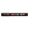 Paintmarker, Uni Posca, PC-5M, 1,8-2,5MM Rund spids, brun, permanent