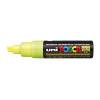 Paintmarker, Uni Posca, PC-8K, 8MM Rund spids, gul, permanent