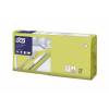Frokostservietter, Tork, Advanced 1/4-fold, 3 lag, lime 330mmx330mm, pakke a 1500 stk FSC Mix Credit