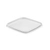 L&aring;g t/condib&oslash;tte 128x128x7mm PP, transparent, SMALL, pakke a 180 stk F&oslash;devaregodkendt