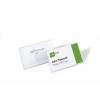 Durable navneskilt m/buet n&aring;l 40x75mm 100stk