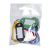 N&oslash;gleskilte, BNT 50x23, etiketm&aring;l (LxB): 30x15mm, plastik assorteret