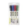 Whiteboardmarker, BNT Wera, 1-4MM, Spids assorteret, non-permanent, pakke a 4 stk
