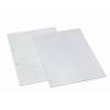 Konferenceblok, Bantex, linjeret, A4 hvid, 210x297mm, 60g/m2 4 Huller, Toplimet, blok a 25 ark