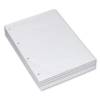 Konferenceblok, Bantex, Kvadreret, A4 hvid, 210x297mm, 60g/m2 4 Huller, Toplimet, blok a 25 ark