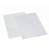 Konferenceblok, Bantex, Kvadreret, A4 hvid, 210x297mm, 60g/m2 4 Huller, Toplimet, blok a 25 ark