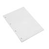 Standardblok, Bantex, Kvadreret, A4 hvid, 210x297mm, 60g/m2 4 Huller, Toplimet