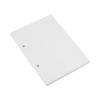 Standardblok, Bantex, Kvadreret, A5 hvid, 148x210mm, 60g/m2 2 Huller, Toplimet