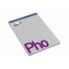Telefonblok, Bantex, linjeret, A5, hvid 148x210mm, 60g/m2