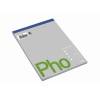 Telefonblok, Bantex, ulinjeret, A5, hvid 148x210mm, 60g/m2
