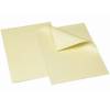 Konceptpapir, Bantex, linjeret, gul 80g/m2, pakke a 250 ark