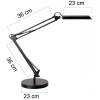 Unilux Swingo bordlampe sort