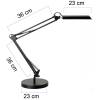 Bordlampe, Unilux, Swingo, hvid
