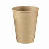 Kaffeb&aelig;ger, Papir + PE, brun, 12oz/340ml karton a 1000 stk, palle 16 kartoner Single wall, F&oslash;devaregodkendt