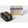 Labeltape, Brother, HGE651V5, 24mmx8.00m sort/gul