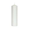 Bloklys, udvendig diameter: 70 mm, Voks hvid, 85h, pakke a 12 stk