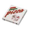 Pizza&aelig;ske 320x320x30mm B&oslash;lgepap, hvid, Flourfri pakke a 100 stk F&oslash;devaregodkendt