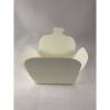 Take away box, Medium 700 ml 109x89x65mm Pap, hvid, For noodles, pakke a 50 stk