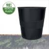 Papirkurv recycle 15 liter sort