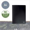 Displaybog, Leitz Recycle sort, M/20 lommer, 210x297mm, PP