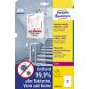 Laseretiket, Avery, L8002-10 210x148mm hvid, antal etiketter pr. ark : 2 pakke a 20 stk
