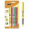 Tekstmarker, Bic, 1,6MM, assorteret s&aelig;t med 5 dele