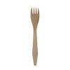 Tr&aelig;bestik, tr&aelig;, tr&aelig;, Wax coated Gaffel 185mm, pakke a 100 stk, Exclussiv F&oslash;devaregodkendt