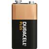 Batteri, Duracell PLUS POWER, 9V alkaline pakke a 2 stk