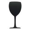 Kridttavle, Securit Silhouette, sort Glas