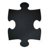 Kridttavle, Securit, sort, Puzzle pakke a 6 stk