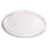 L&aring;g t/plastbakke, F&aelig;rch, 10-250, Rund &Oslash; 105, h&oslash;jde 8 PP, transparent, pakke a 100 stk F&oslash;devaregodkendt