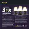 Lampe, Securit, sort