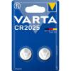 Knapcellebatteri, Varta, CR2025 pakke a 2 stk