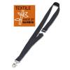 Durable ECO halssnor m/karabinhage 44x2cm sort