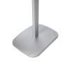 Brochure holder, Twinco, Infostand A4 gulvmodel, aluminium/gr&aring;