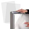 Frontplade, Twinco, klar, 500x1000 Twin Light