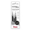 Refill, Pentel EnerGel, LRN5-3A, 0,25MM sort