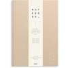 Notesbog, Mayland Deluxe, A4, beige, 210 x297mm, 100g/m2