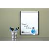 WB tavle m/buet ramme hvid 33,5x28cm