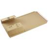 Bogomslag, Master'in Access udvendig dim: 262 x 159 x 58 mm indre dim: 217 x 155 x 10 - 50 mm 1-lags  1.02,B-flute, 3.000 mm FEFCO n/a selvkl&aelig;bende lukning, afrivnin, Brun Lille master-logo, A5 Maks. belastning op til 2 kg batch a 25 stk, palle a 2400 stk