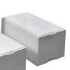 EPS skum, 600 x 400 x 320 mm PS, hvid, bundt a 4 stk palle a 6 bundter F&oslash;devaregodkendt
