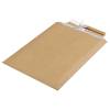 B&oslash;lgepap kuvert, Suprawell, 234 x 330 mm Kvadratisk, med selvkl&aelig;bende flap selvkl&aelig;bende lukning, afrivnin, B&oslash;lgepap B-flute, brun, v&aelig;gt: 0.064 kg bundt a 100 stk, palle a 3600 stk FSC Mix 70%