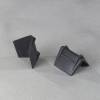 Kant og Hj&oslash;rnebeskyttelse, 3D-hj&oslash;rne 2.000 mm, 30 x 30 mm, l&aelig;ngde: 50 mm polyethylen, sort, karton a 1200 stk palle a 42 kartoner