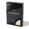 Conqueror Laid, cream, 100g/m2, laid Med vandm&aelig;rke, tr&aelig;fri ECF med 15% bomuld 145&micro;m, 210mm x 297mm, A4, Smal bane pakke a 500 ark, FSC Mix Credit
