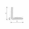 Skumprofiler, Nomapack, L-75, L-profil l&aelig;ngde: 2000 mm, polyethylen, bl&aring; karton a 105 stk, palle a 420 stk