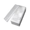 EPS skum, 365 x 130 x 120 mm PS, hvid, pakke a 28 enheder palle a 4 pakker, pakke med 112 stk