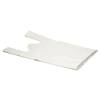 B&aelig;repose, 30 &micro;m, 300 + 150 x 550 mm HDPE, hvid, 2 sidegussets of 75mm each med h&aring;ndtag, karton a 1000 stk F&oslash;devaregodkendt