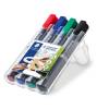 Staedtler Lumocolor 352 markers&aelig;t 4 farver