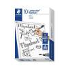 Marker, Staedtler, 356-9, 2MM Rund spids, sort, permanent