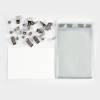 BNT, Til ID bl&oslash;d plast st&aring;ende transparent 100mm x 150mm 727400